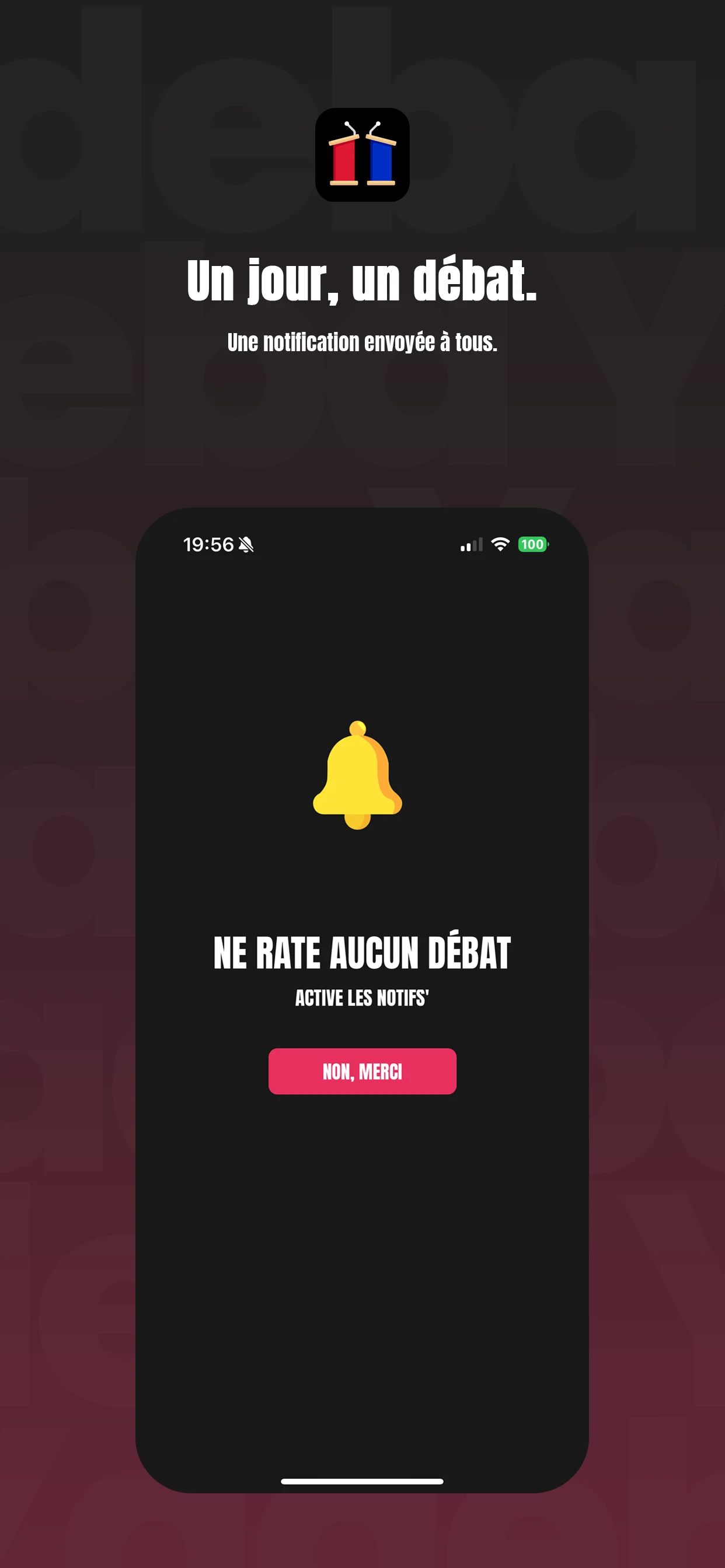 Yadeba: un débat par jour. screenshot